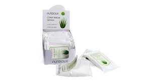 Purdoux CPAP Mask Travel Wipes - 12 Sachets/120 Wipes - Image 4