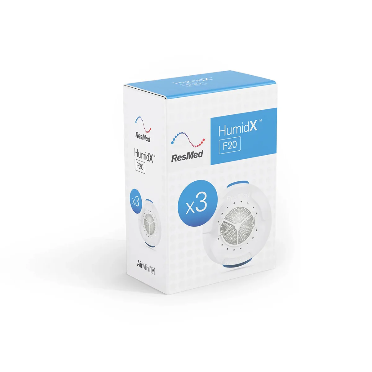 ResMed HumidX™ F20 Waterless Humidifier Cartridges for F20 CPAP Mask - Image 5