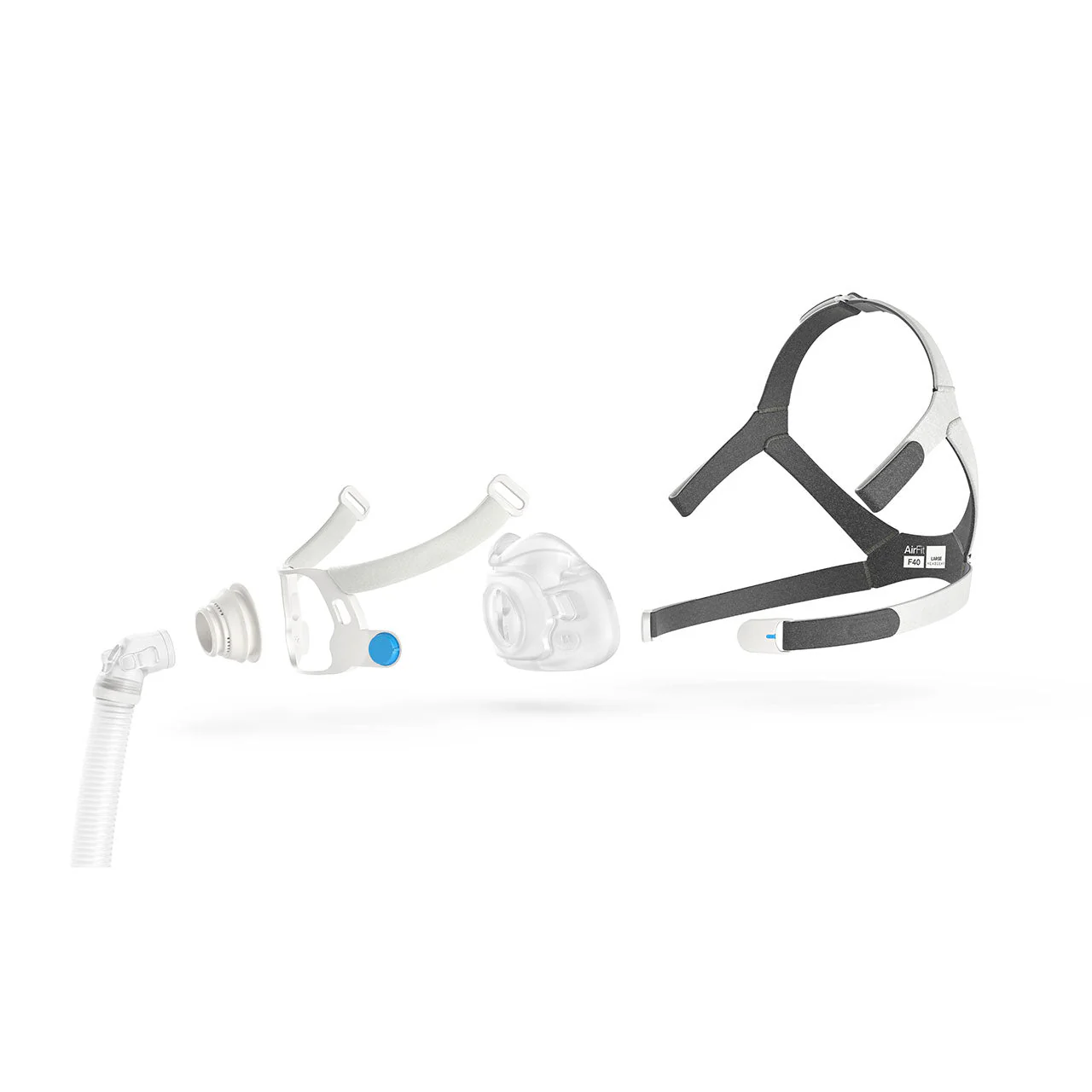 Resmed AirFit™ F40 Full Face CPAP Mask - Complete System - Image 7